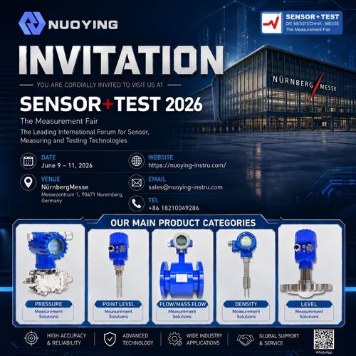 NUOYING примет участие в SENSOR+TEST 2026